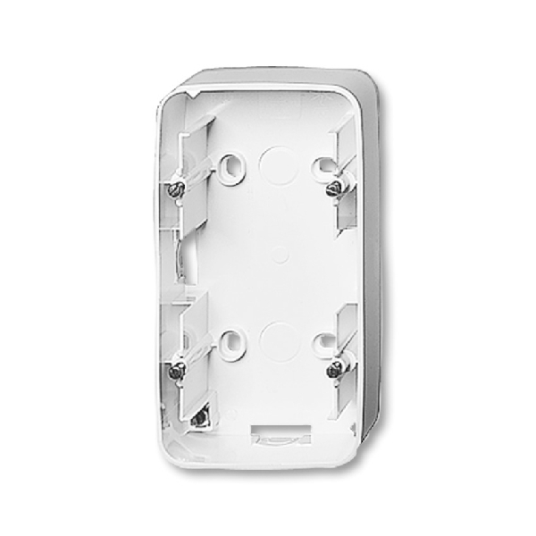 Busch-Jaeger opbouwbak  2-voudig alphinewit 1702-214 (2CKA001799A0345) afbeelding 2