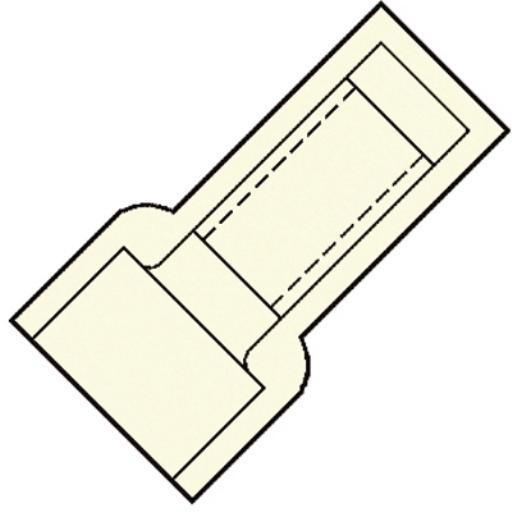 Nylon Geïsoleerde eindverbinder D=3mm binnenmaat afbeelding 2