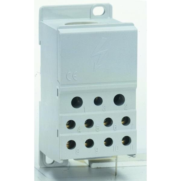 Hager Verdeelklem 1-pol. 1x95mm²/2x25+5x16+4x10mm² 250A KJ02A afbeelding 2