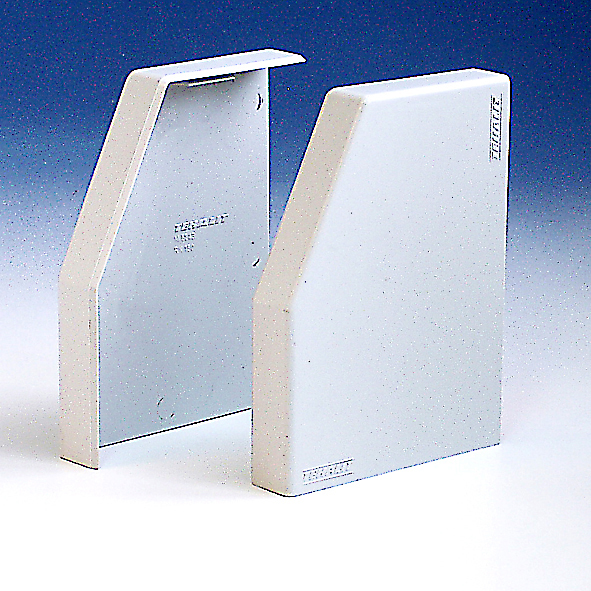 Eindkap RK L/R verdeelkap 110mm RAL7035 l.grijs afbeelding 2