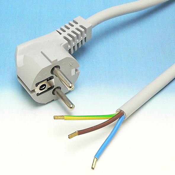 HAKA AANSL 3X1.5 AANSLUITSN 70G1.5M GS PVC afbeelding 2