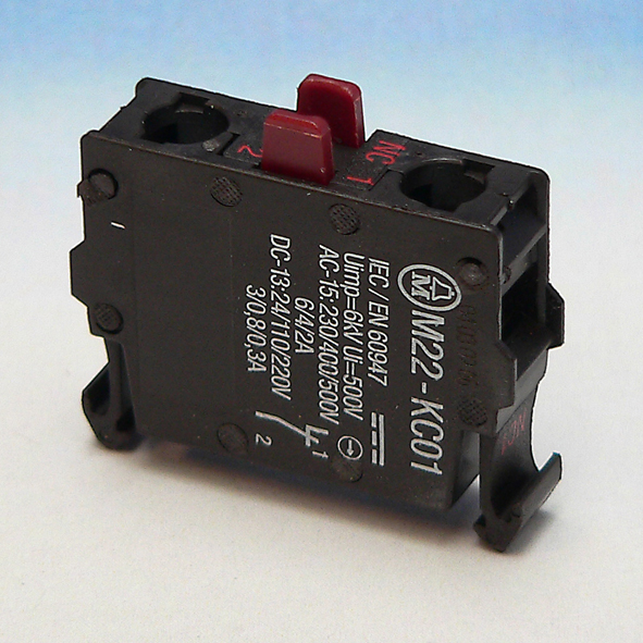 EATON M22-KC01 CONTACTELEMENT 1V BODEM afbeelding 2