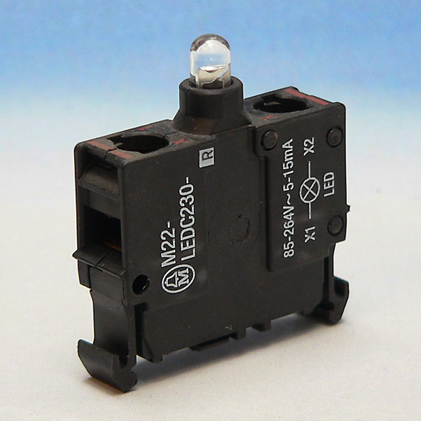 EATON M22-LEDC230-R LED ELEMENT BODEM ROOD 230V afbeelding 2