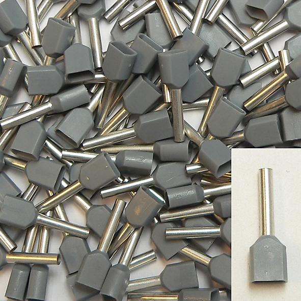 KLAUKE 870/10 ADEREINDH 0.75MM2 GS TWIN L=10 afbeelding 2