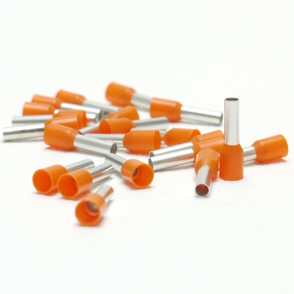 KLEMKO G 493TW-N ADEREINDHULS 4MM2 OR TWIN L=12 afbeelding 2