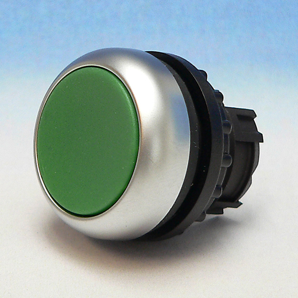 EATON M22-D-G KNOP DRUK VLAK PULS GN afbeelding 2