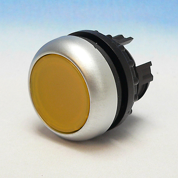 EATON M22-DL-Y KNOP DRUK VLAK PULS GE SIGN afbeelding 2