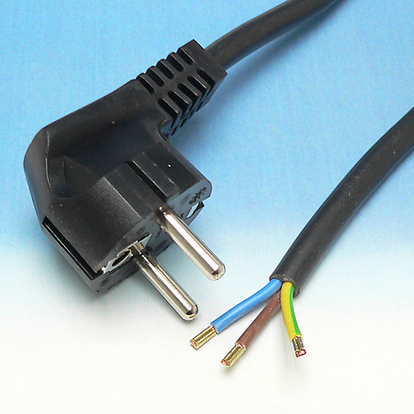 HAKA AANSL 3X1.5 1.5M ZW AANSLUITSN 70G1.5M ZW PVC