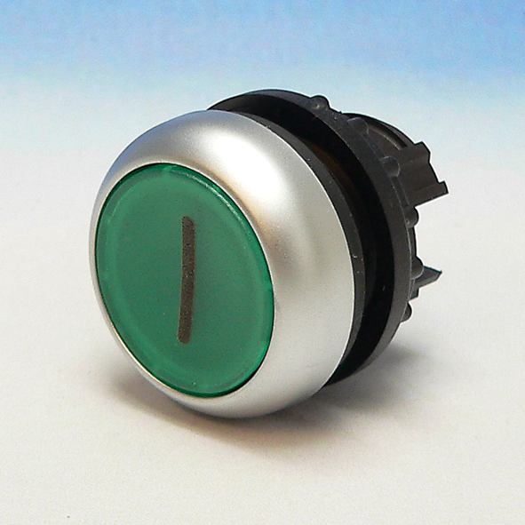 EATON M22-DL-G-X1 KNOP DRUK VLAK PULS GN-I SIGN afbeelding 2