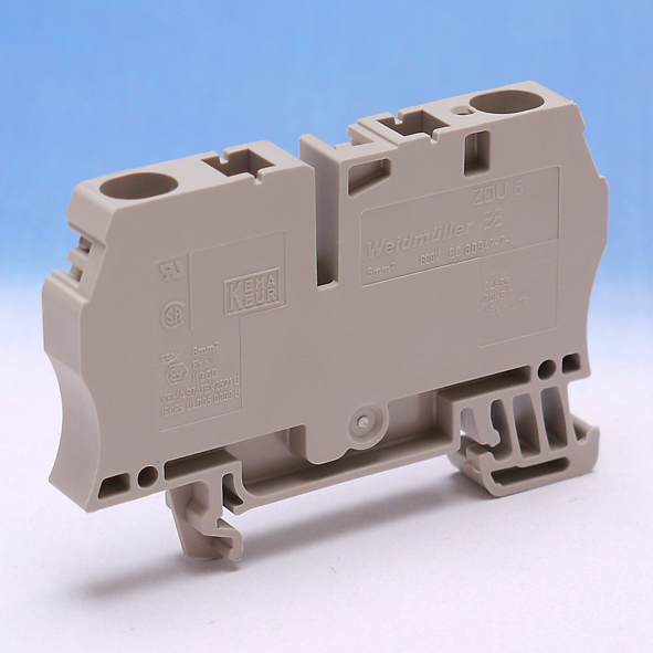 WEIDMULLER ZDU 6 RAILKLEM TS35 160862 afbeelding 2