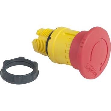 SCHNEIDER ZB5AS844 VUISTSLAG DRAAI 40MM RO NOOD afbeelding 2
