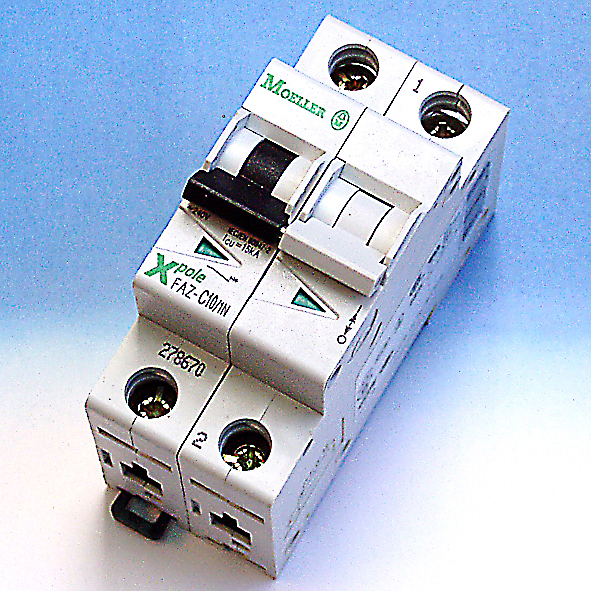 EATON FAZ-C10/1N AUTOMAAT C10A 15KA 1P+N afbeelding 2