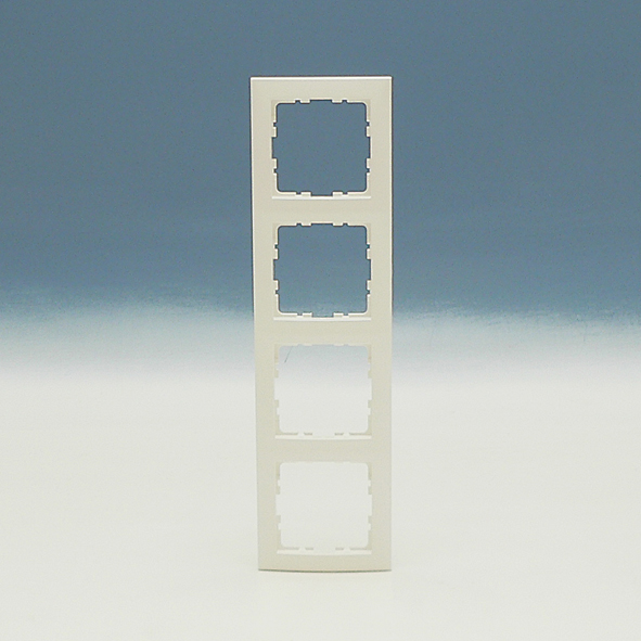 Berker S1 afdekraam 4-voudig polarwit mat 10149909 afbeelding 2