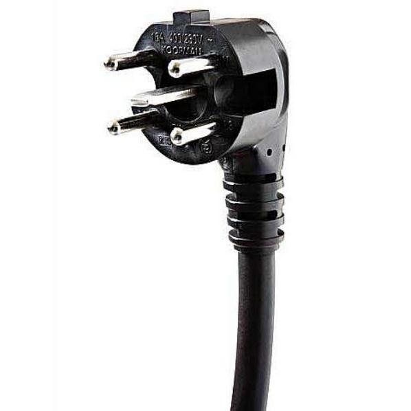 Perilex aansluitsnoer H07RN-F 5G1,5mm² 2m zwart