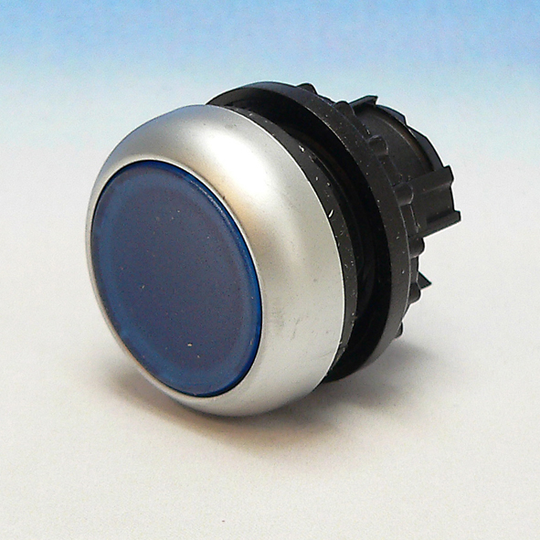 EATON M22-DRL-B KNOP DRUK VLAK VAST BL SIGN