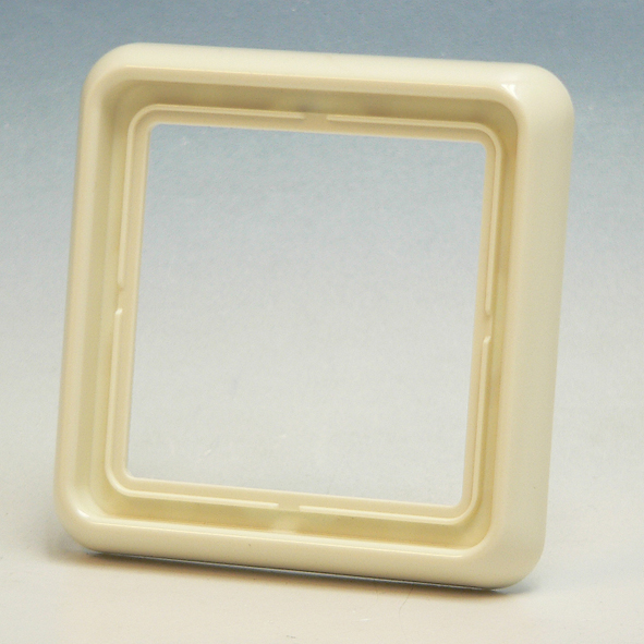 Afdekraam 1v duroplast crème CD afbeelding 2