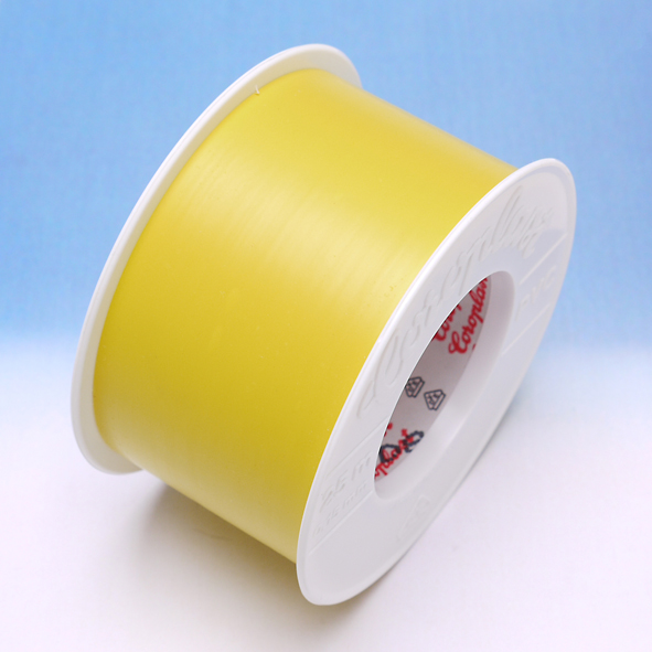 Isolatieband 25 meter 50 mm breed Geel Coroplast