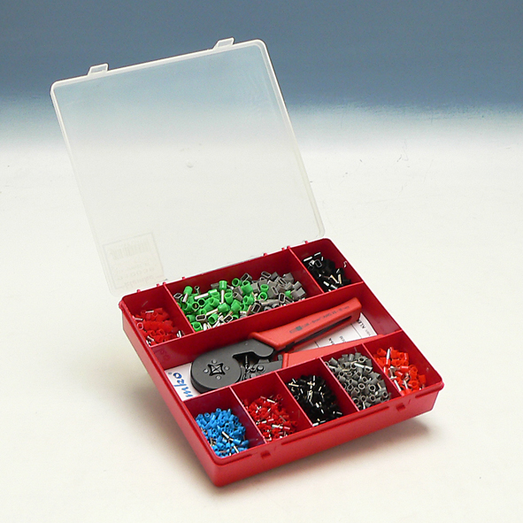 Assortiment Geïsoleerde Adereindhulzen en twin Adereindhulzen 910038