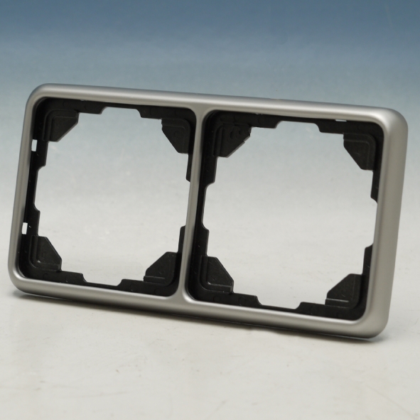 Afdekraam 2v slv aluminium platina CD afbeelding 2