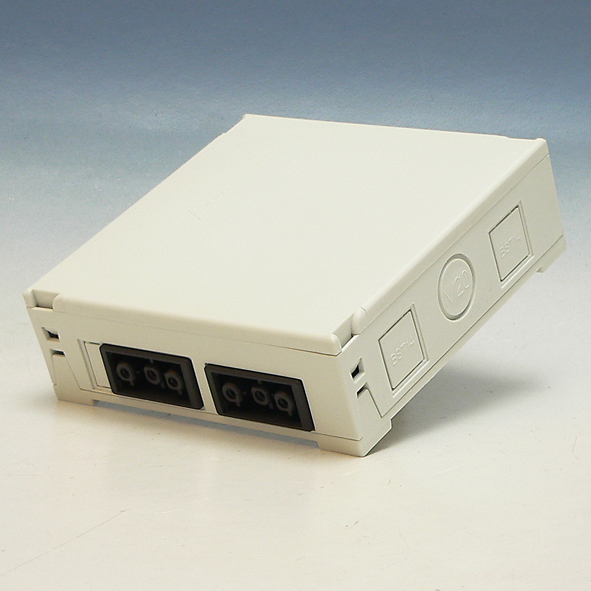 Platte doos 2530 2X3P GST18 zwart Attema afbeelding 2