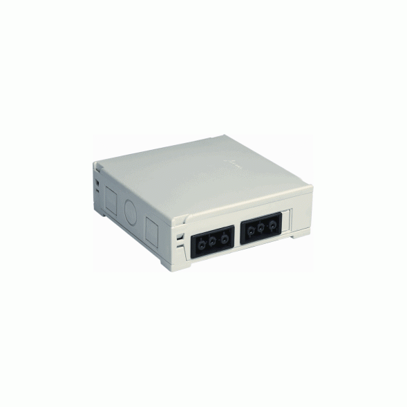 Platte doos 2531 4X3P + aansluitdraden GST18 zwart Attema afbeelding 2