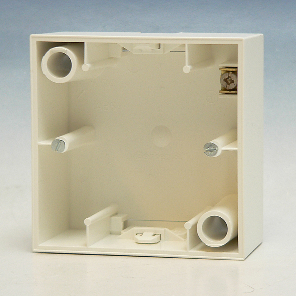 Berker S.1 Opbouwbehuizing 1-voudig polarwit mat (10419909) afbeelding 2