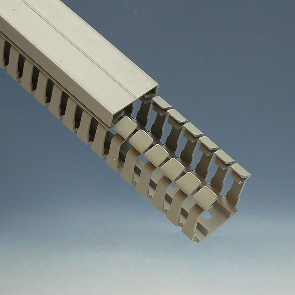 Bedradingskanaal+deksel BA7 40x40 RAL7030 grijs