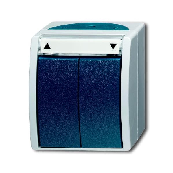 Jaloezie pulsdrukker 1P opbouw IP44 2621/4 W-53