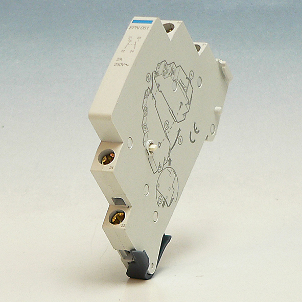 Hager Hulpcontact 1m+1v voor EPNx-impulsrelais EPN051 afbeelding 2