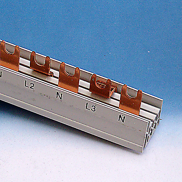 Hager Kamrail vork 54x3-P+N 80A 16mm² KDN451E afbeelding 2