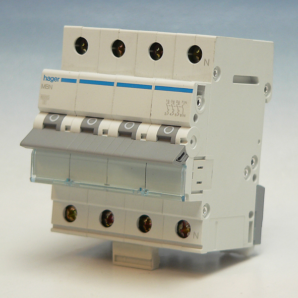 Hager Installatieautomaat 3-P+N B63A 6kA MBN663E afbeelding 2