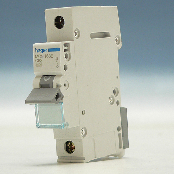 Hager Installatieautomaat 1-P C63A 6kA MCN163E afbeelding 2