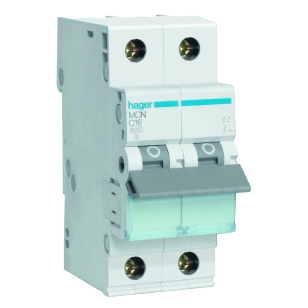 Hager Installatieautomaat 1-P+N C32A 6kA MCN532E afbeelding 2