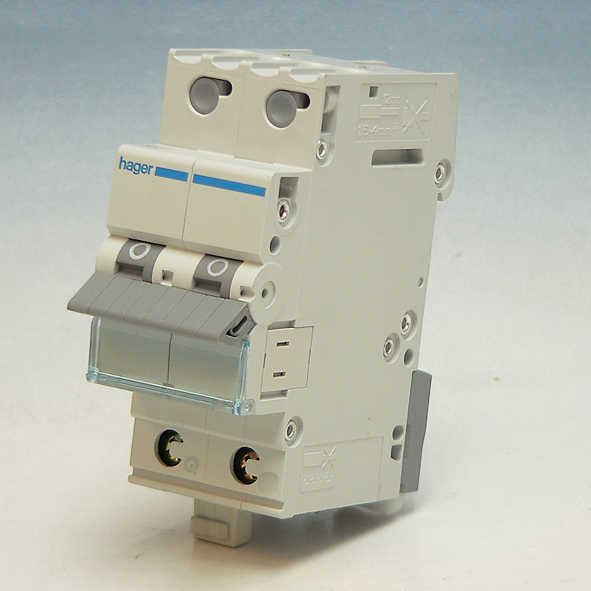 Hager Installatieautomaat 2-P C2A 6kA MCN202 afbeelding 2