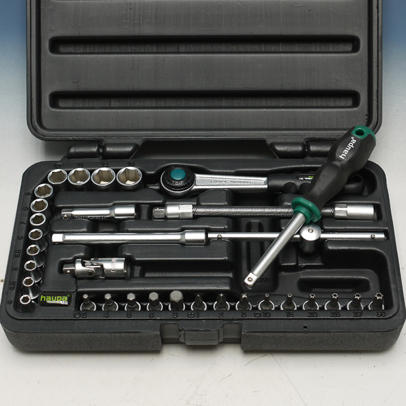 HAUPA 110674 DOPSLEUTELSET 33 DELIG 1/4" afbeelding 2