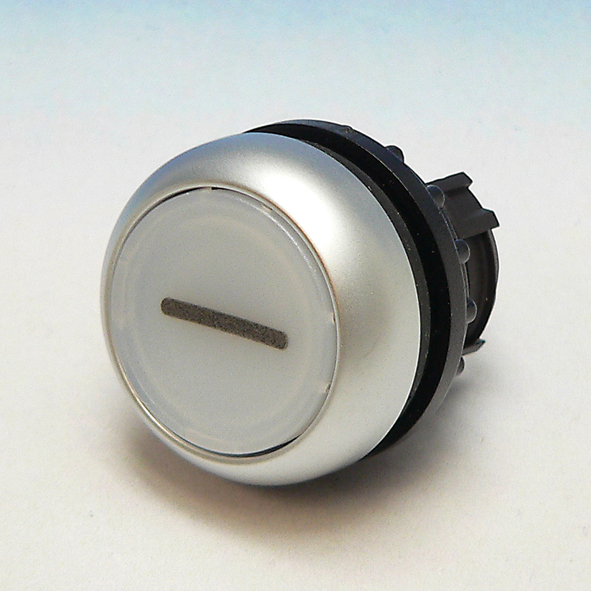 EATON M22-DL-W-X1 KNOP DRUK VLAK PULS WIT-1 SIGN afbeelding 2