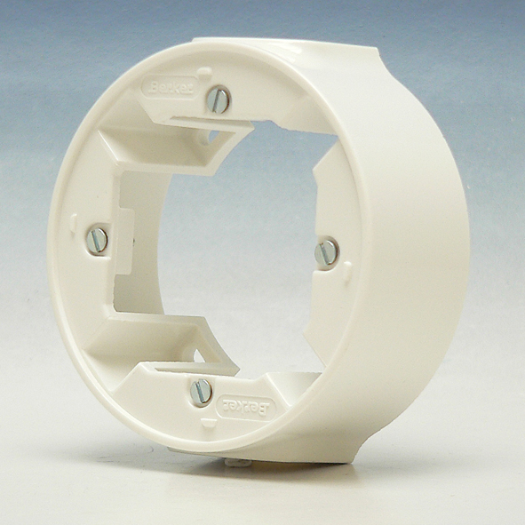 Berker serie 1930 opbouwraam 1-voudig polarwit (100109) afbeelding 2