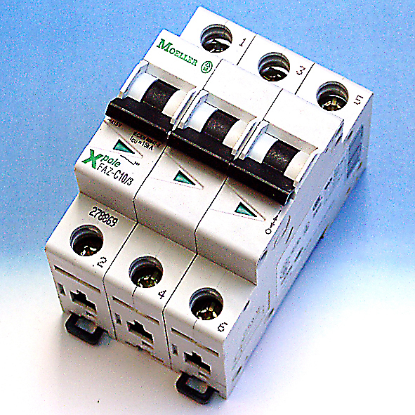 EATON FAZ-C10/3 AUTOMAAT C10A 15KA 3P afbeelding 2
