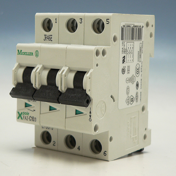 EATON FAZ-C16/3 AUTOMAAT C16A 15KA 3P afbeelding 2