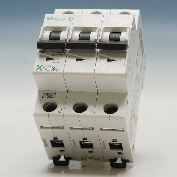 EATON FAZ-C6/3 AUTOMAAT C6A 15KA 3P afbeelding 2