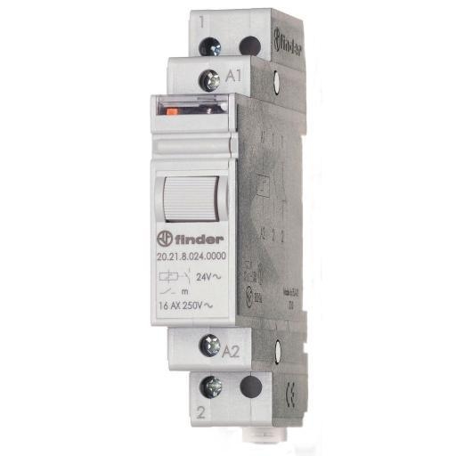 FINDER 20.21.8.230.4000 IMP REL 230VAC 1M 16A 1MOD afbeelding 2