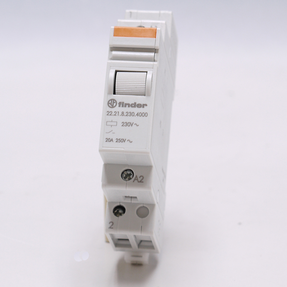 FINDER 22.21.8.230.4000 MAG SCH 230VAC 1M 20A 1MOD afbeelding 2