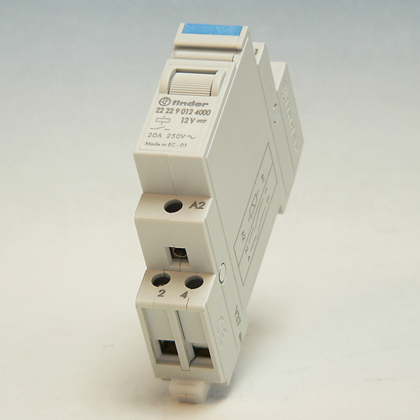 FINDER 22.22.9.012.4000 MAG SCH 12VDC 2M 20A 1MOD afbeelding 2