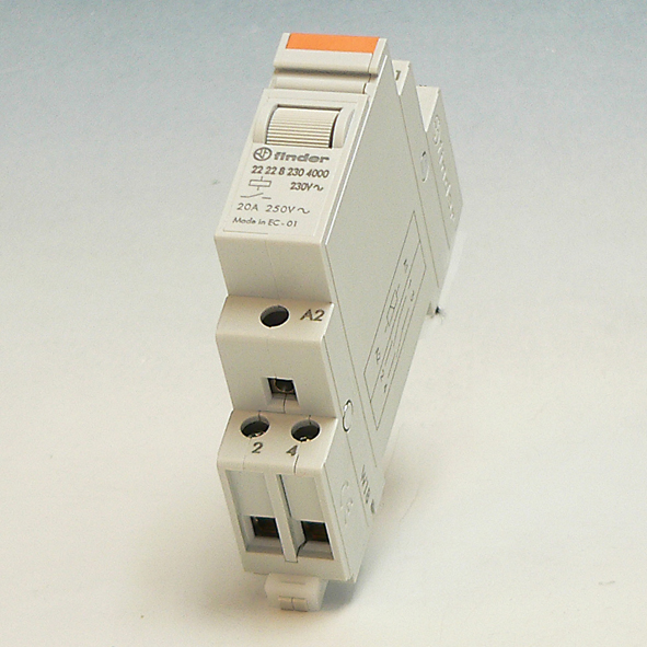 FINDER 22.22.9.024.4000 MAG SCH 24VDC 2M 20A 1MOD afbeelding 2