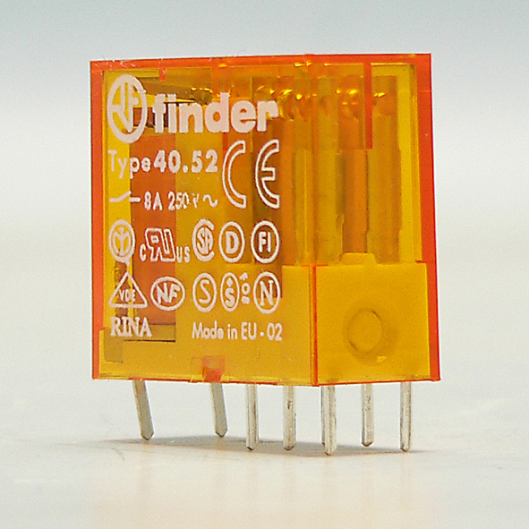FINDER 40.52.8.230.0000 RELAIS PR/INST 230VAC 2W 8 afbeelding 2