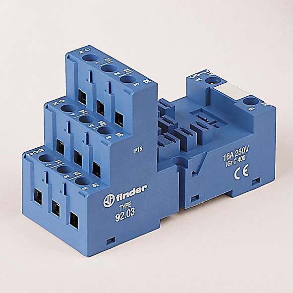 FINDER 92.03 RELAISVOET TBV 62.32/99.02 BL afbeelding 2