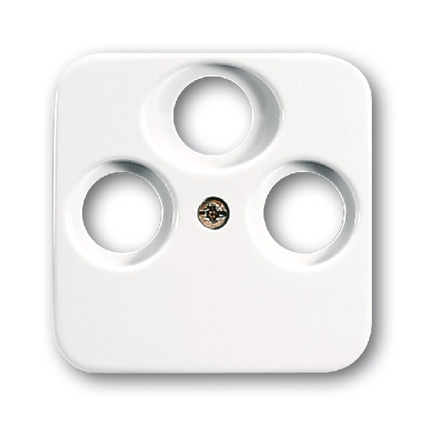 Busch-Jaeger inzetplaat voor CAI en SAT (coax) wit 1743-03-214 SI (2CKA001724A1754) afbeelding 2