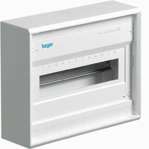 Hager Opbouwverdeler Volta 245x305mm, 1x12 modulen IP30 VA12NL afbeelding 2