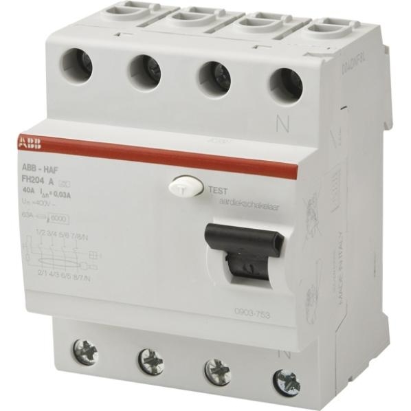 ABB aardlekschakelaar 4-polig 30mA - 0903.753 (1SPK007904F0625) afbeelding 2