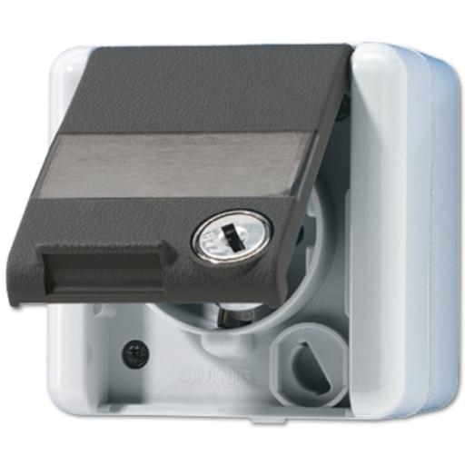 WCD RA IP44 1v slv kd+sl tekstkd 22x48 WG8